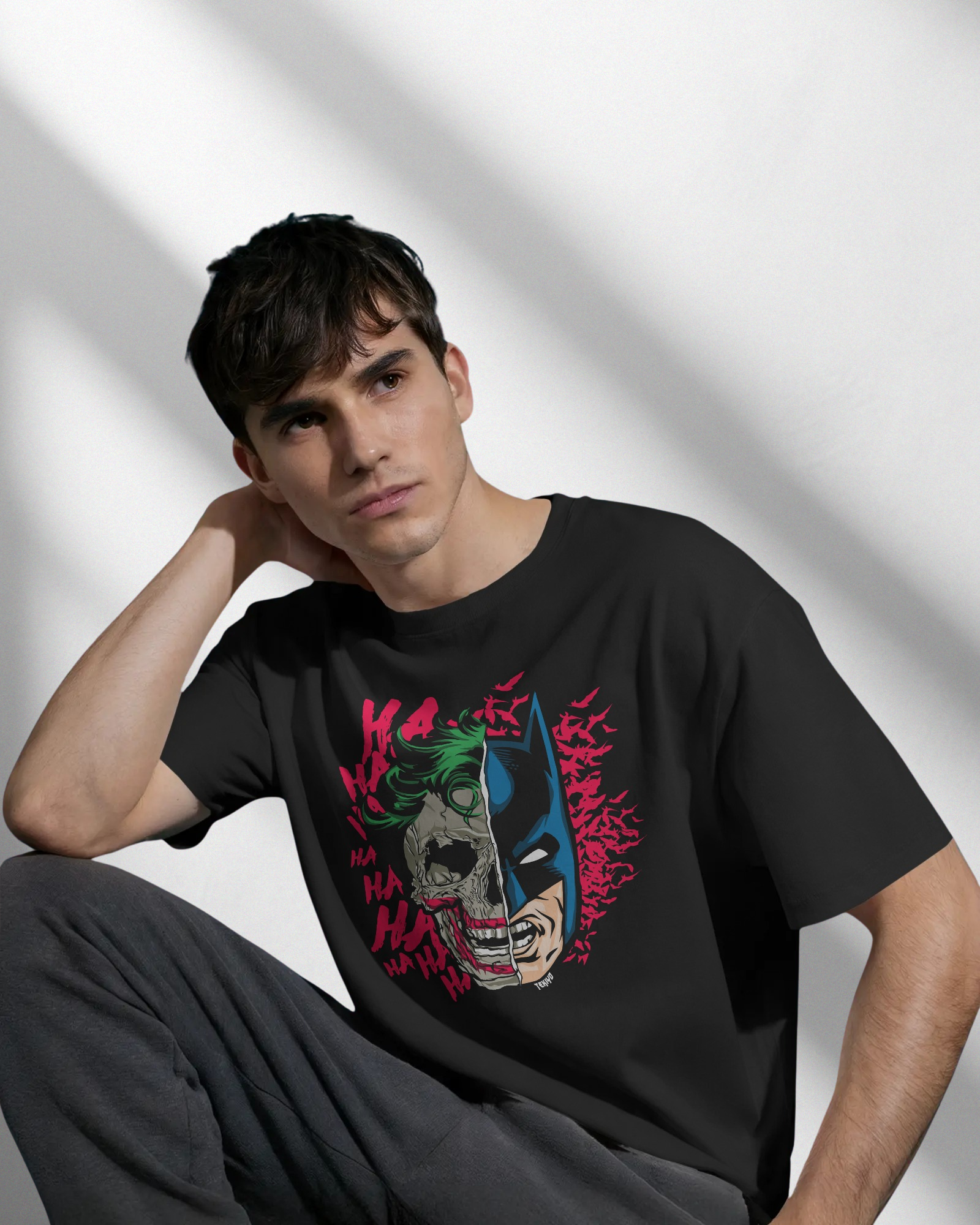 Batman X Joker Men Regular T-Shirt