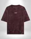 Maroon Acidwash Tshirt