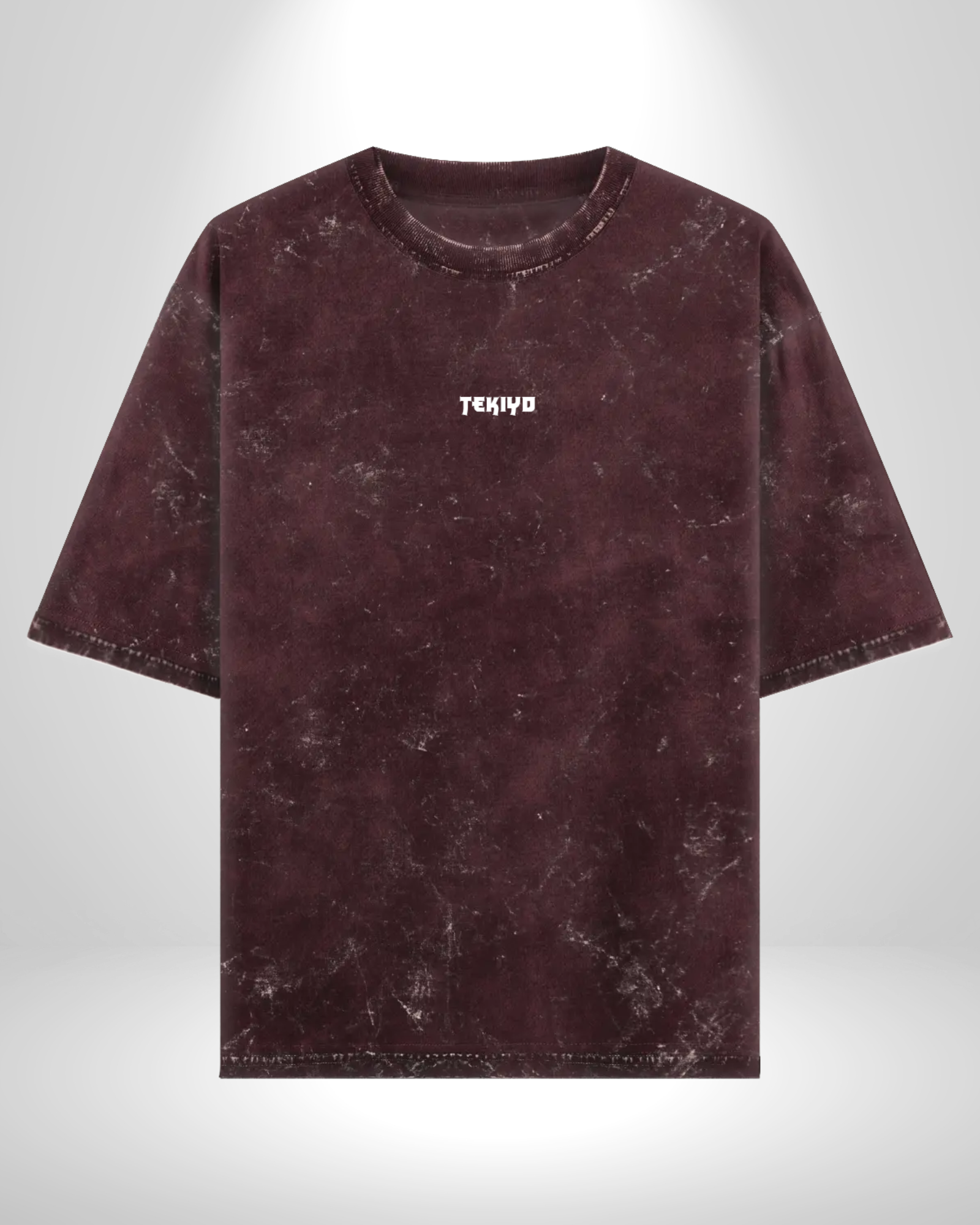 Maroon Acidwash Tshirt