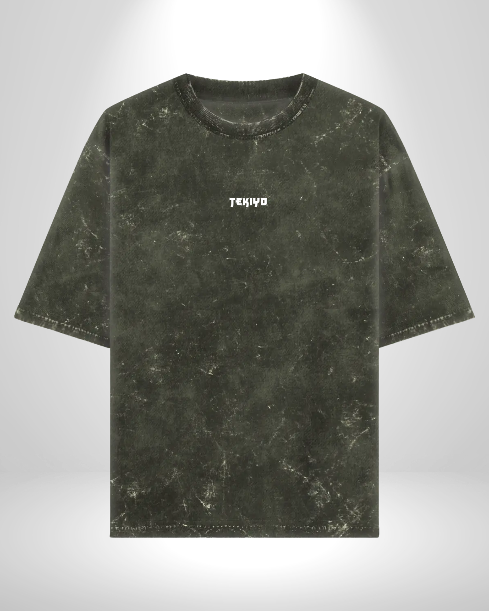 Olivegreen Acidwash Tshirt
