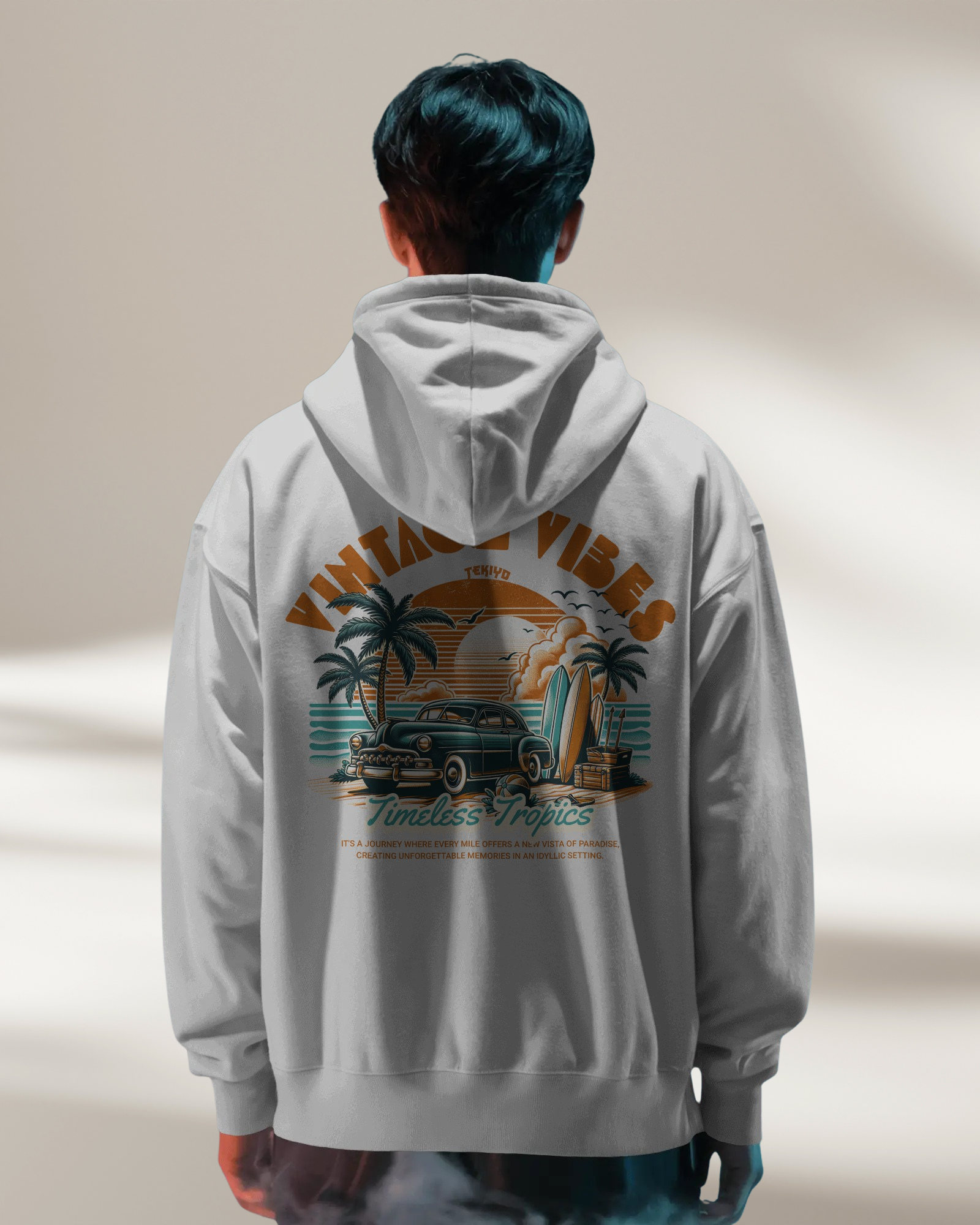 Vintage Vibes Men Hoodie
