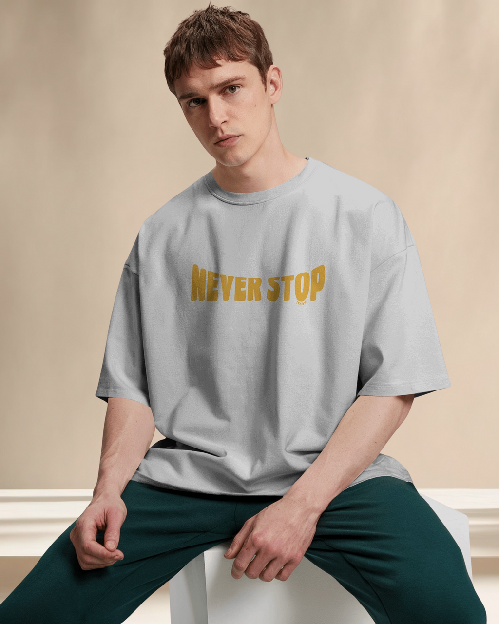 Be Yourself Oversized Men T-Shirt