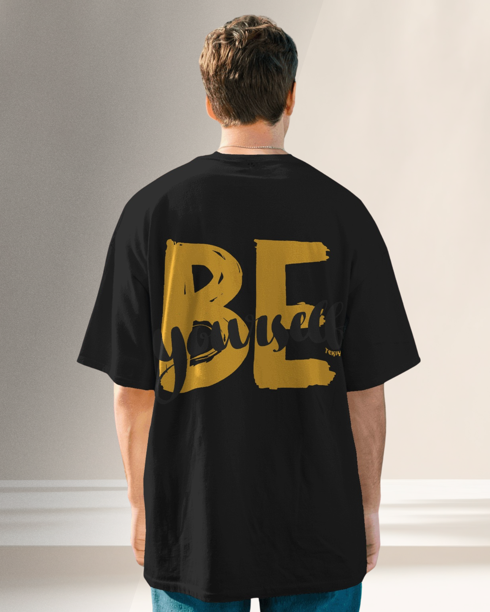Be Yourself Oversized Men T-Shirt