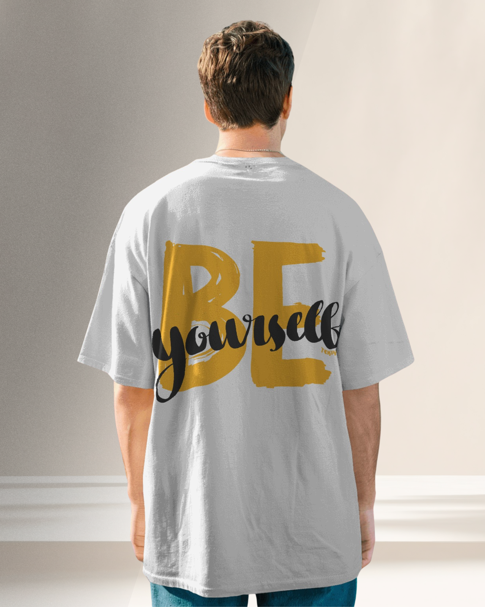 Be Yourself Oversized Men T-Shirt